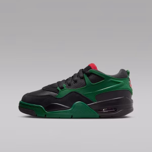 Air Jordan 4 RM (GS) – Black/Gorge Green-Varsity Red
