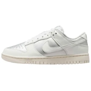 Nike Dunk Low Next Nature – Metallic Platinum / Summit White