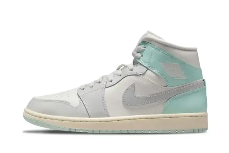 WMNS Air Jordan 1 Mid "Sail / Neutral Grey-Igloo"