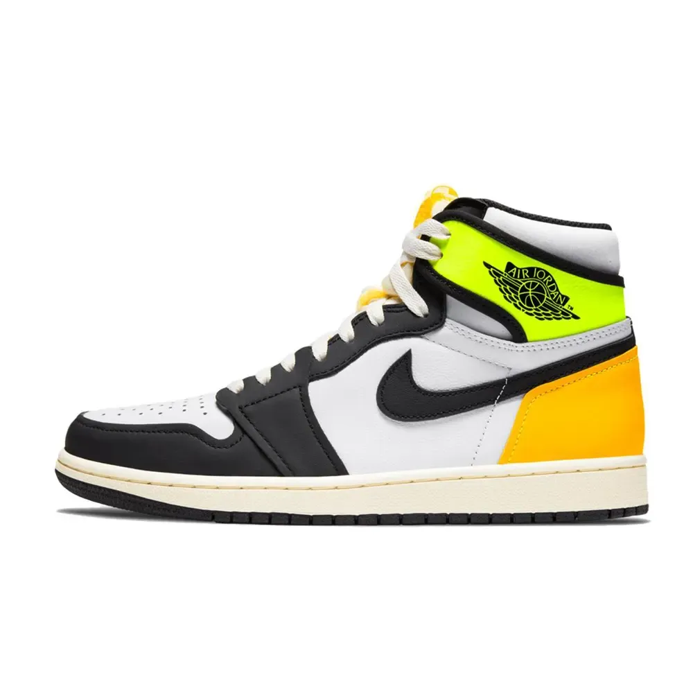 Air Jordan 1 High G – "White/Black/University Gold/Volt"