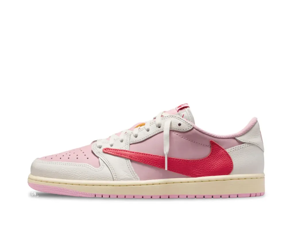 Air Jordan 1 Retro Low OG SP x Travis Scott „Shy Pink / Tropical Pink”